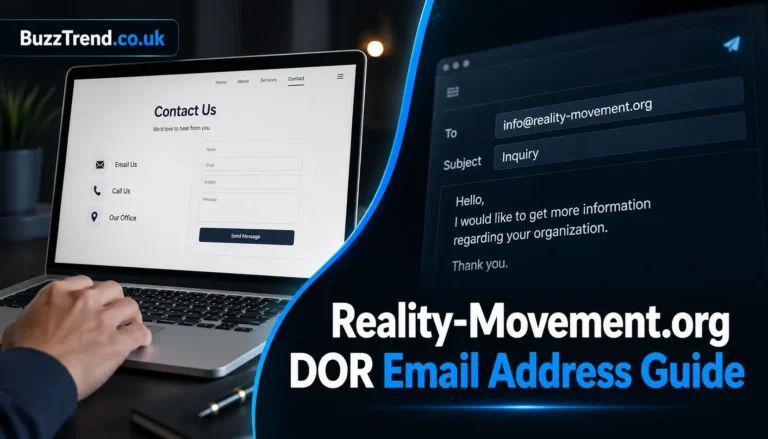 Reality-Movement.org DOR Email Address Guide